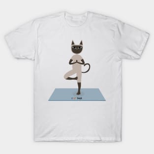 Yoga cat Vrksasana T-Shirt